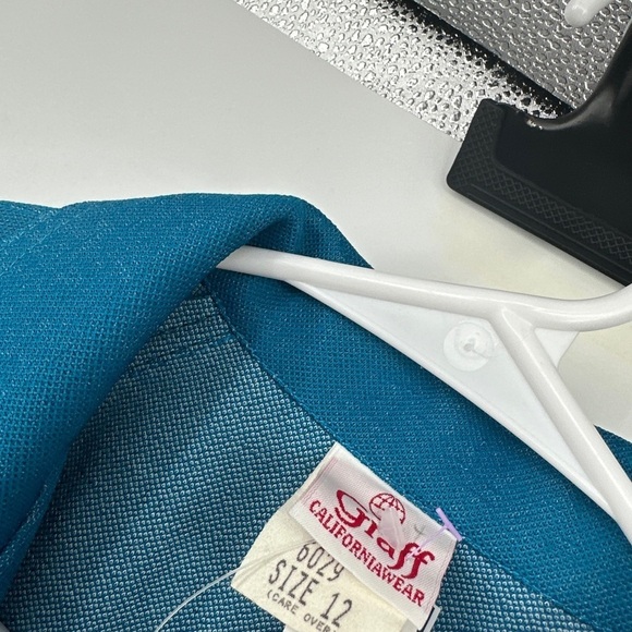 Vintage Graff Californiawear Collared Button Down Shirt Jacket Size 12 USA - Picture 4 of 5